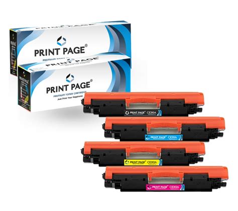 Print Page 126A Toner Cartridge Compatible for Color LJ Printers CP1025 ...