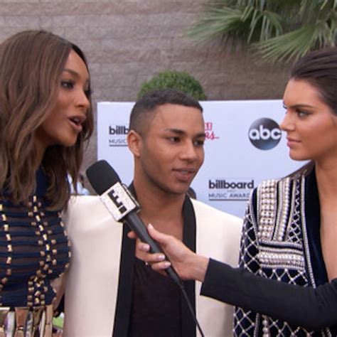 Kendall & Olivier Rousteing Reveal Balmain Collaboration