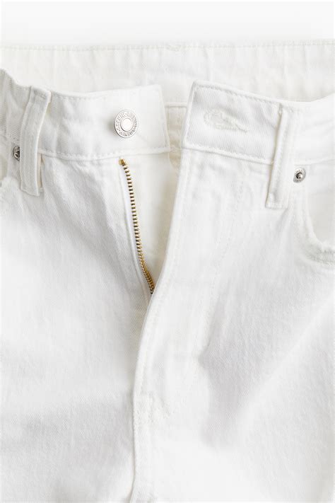 Straight Leg Jeans White