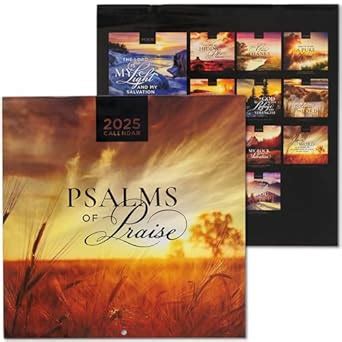 Christian Art Gifts Large Inspirational Scripture 2025 12 Month Wall ...