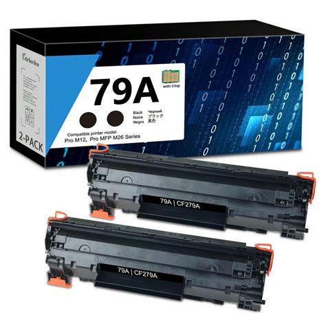 79A Toner Cartridge, CF279A 2 Black Compatible 79A CF279A Toner ...