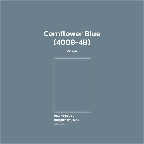 Cornflower Blue Valspar at Alana Mcgovern blog