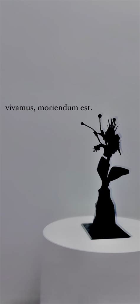 Vivamus, moriendum est,
