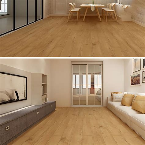 Contemporary Light Wood Matte Click Lock Slip Resistant Waterproof ...