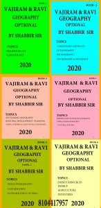 Vajiram & Ravi Geography (Optional) Class Notes - 2020 (6 Books): Buy ...