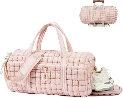 Amazon.com | CLUCI Quilted Duffel Bag for Women, Large Puffer Duffle ...