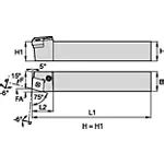 P-Style PCBNL2525M12 Toolholder 3878354 - Widia