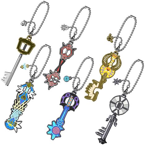 Kingdom Hearts III Keyblade Key Chain Blind-Boxed 12-Pack