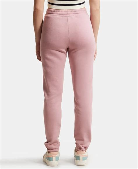 Buy Super Combed Cotton Rich Fleece Fabric Straight Fit Trackpants With ...