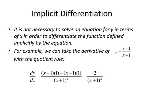 Image result for Understanding Implicit Differentiation