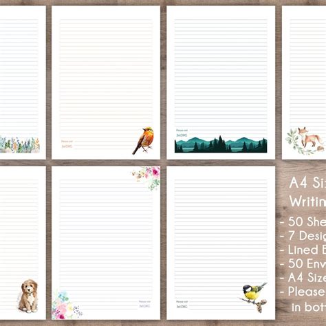 Buy Letter Writing Pad Online In India - Etsy India