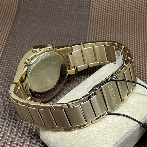 Buy Citizen Eco Drive AT2243-87L Axiom Rose Gold Tone Stainless Steel ...