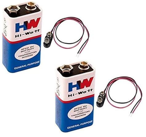 SP Combo of 9v Battery and 9V Battery Connector for DC Motors - Pair of ...