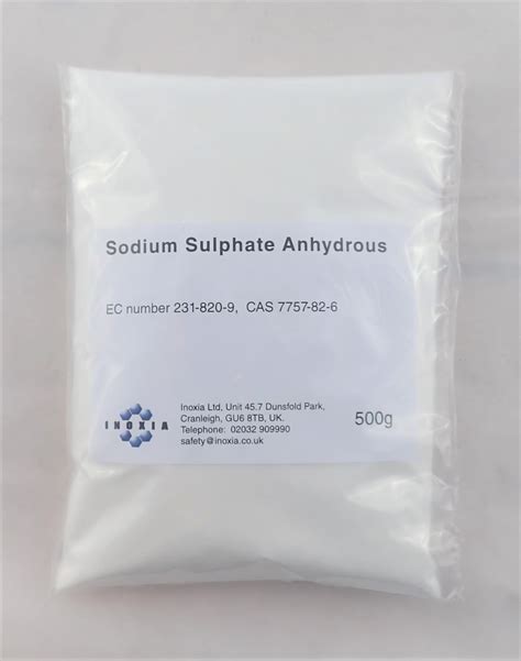 Sodium Sulfate Anhydrous Sds