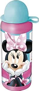 Disney Minnie Mouse Plastic Capsule Sipper Water Bottle, 350ml, Pink ...