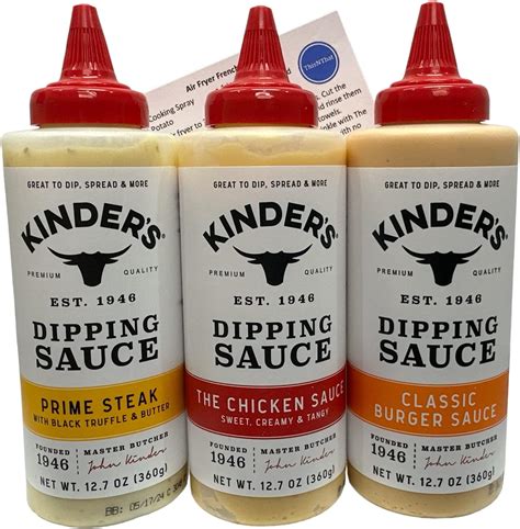 Amazon.com : Kinder's The Chicken Sauce Dipping Sauce, 22 Ounce ...