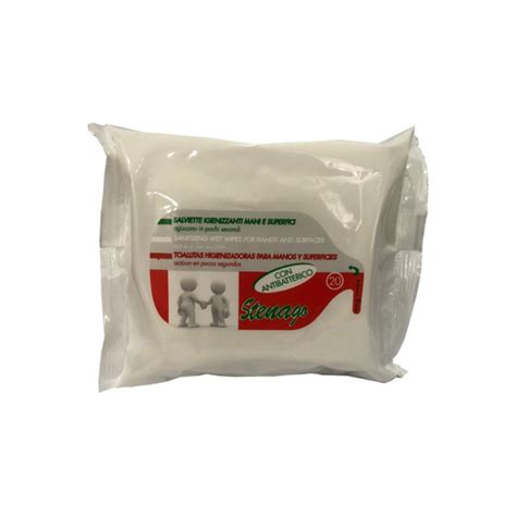 Hand and Surface Sanitizing Wipes 20 Wipes - Loreto Pharmacy