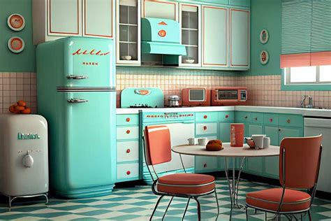 Image result for Retro Kitchen Design