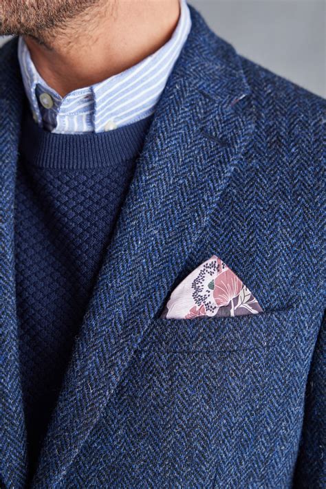 Buy Blue Signature Harris Tweed British Wool Blazer from Next Australia