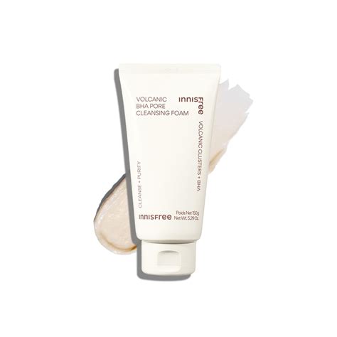 Innisfree Volcanic BHA Pore Cleansing Foam 150 grams with Volcanic ...
