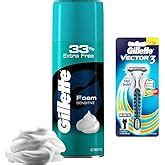 Gillette Classic Sensitive Shave Foam - 418 g (33% extra) : Amazon.in ...