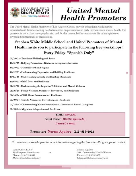 Parent Center – Parents & Students – Stephen M White Middle School