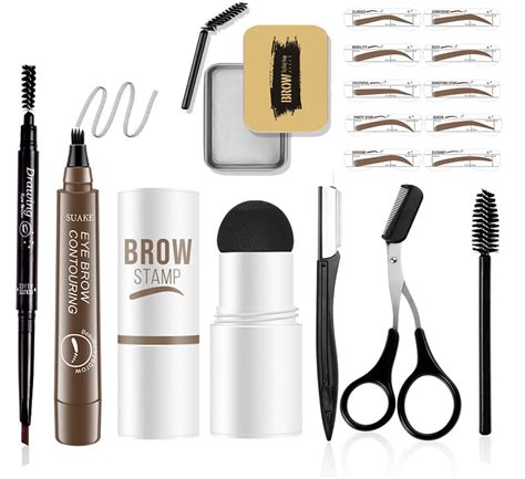 Buy Eyebrow Stamp Kit Brow Stencil Kit Eyebrow Stamp Stencil Kit One ...