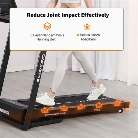 Maxpro PACE PTM605 Foldable Treadmill For Home Use | Space-Saving Design
