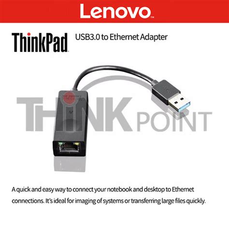 Jual LENOVO THINKPAD USB 3.0 ETHERNET ADAPTER 4X90S91830 - Kota ...