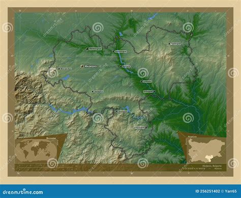 Map Haskovo Bulgaria