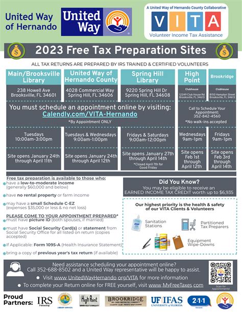2023 Free Tax Preparations Sites OPEN NOW | United Way of Hernando County