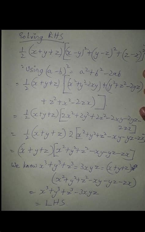 1 at r'+y+2-3xyz = 5(x + y + 3) [(x - y)? + (y + 2) + (z - x)] 2 ...