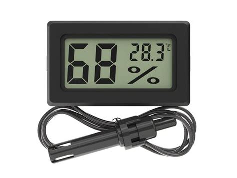 TPM-20 Digital Temperature and Humidity Meter with LCD Display Panel ...