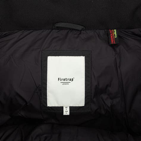 Firetrap Mens Bubble Water and Wind Resistant Short Puffer Jacket ...