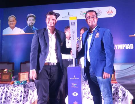 Iniyan travels 14000 km in four days to attend Chess Olympiad Torch ...