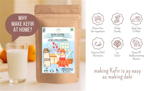 Alla's Posh Flavors™ Kefir "Direct Set" Culture | Pack of 7 Sachets ...