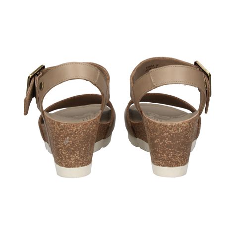 PANAMA JACK Sandalias cuña de Mujer Vega B4 TAUPE