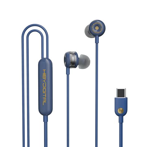 HiBy Digital XOE - DLC Dynamic HiFi Earphones with USB C dac Blue ...