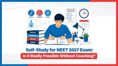 Self-Study for NEET 2027 Exam: Is It Really Possible Without Coaching ...