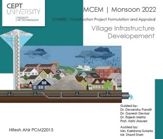Village Infrastructure Development | CEPT - Portfolio