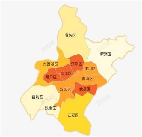 武汉市-矢量地图CDR素材免费下载_红动中国