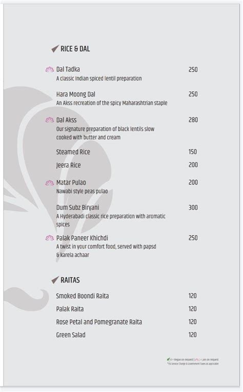 Menu at Akss Restaurant, Udaipur - Best Indian Food Restaurant in ...