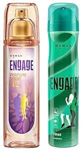Buy Engage W2 Perfume Spray For Women, Floral and Fruity, Skin Friendly ...