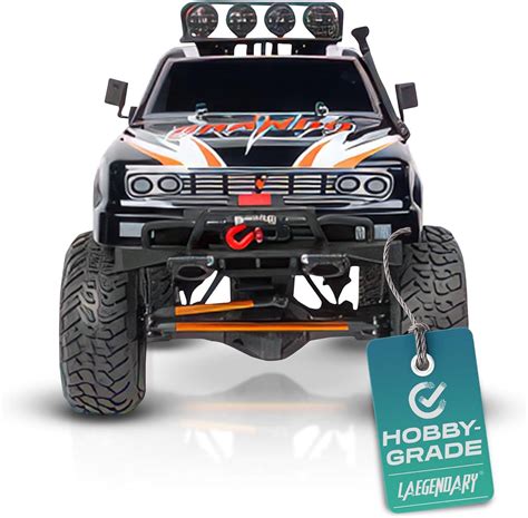 LAEGENDARY 1:10 Scale RC Rock Crawler - 4x4 Offroad Remote Control Truck for Adults - Fast ...