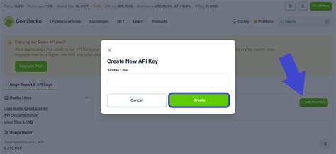 Coingecko Excel API 的图像结果