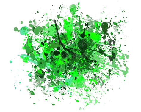 Background Paint Splatter Green Splash Frame Splatter Background ...