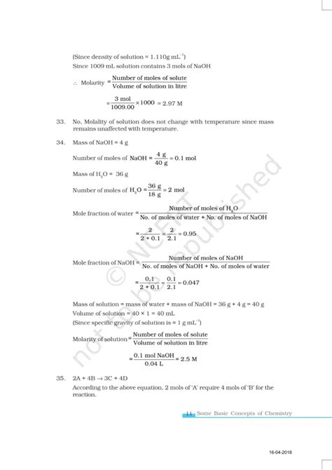 NCERT Exemplar Class 11 Chemistry Chapter 1 - eSaral