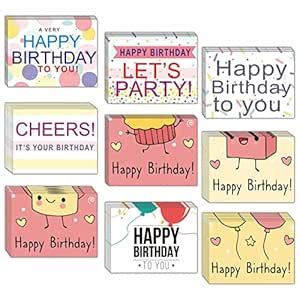 CVANU Attractive 9 Designs Greeting Cards, Blank Notecard With ...
