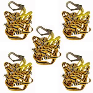 Japsin Heavy Duty Safety Belt with Auto Scaffold Hook Single Rope (Pack ...