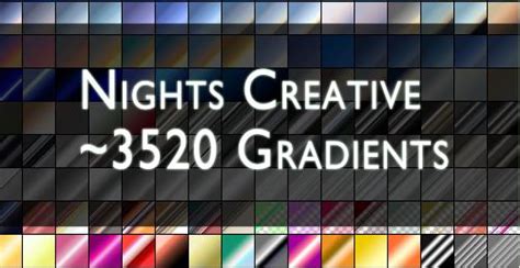 100 Photoshop Gradient Brushes | Templatelite.com
